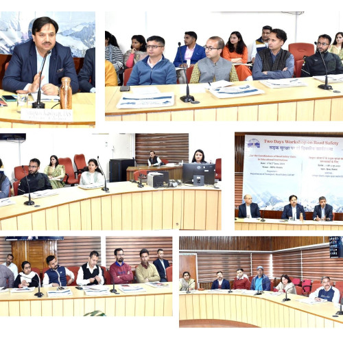 two days workshop on road safety on 1-2 june 2023.